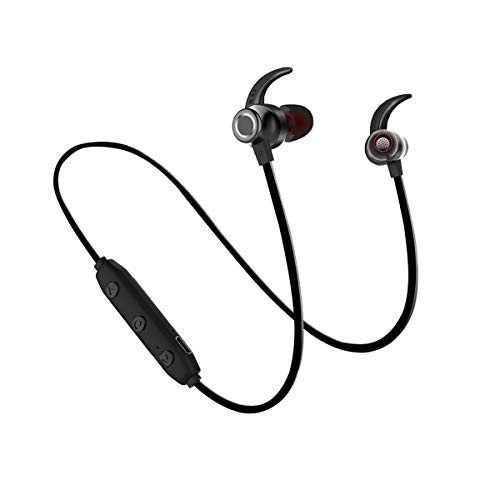 Wireless Headphones Bluetooth Earphones Magnetic Neckband Earbuds for Sport Headsets Sweatproof Ear Buds Bluetooth 4.1 Portable Gym Headsets