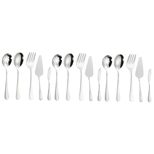 Ciieeo 15 Pcs Forks Spoons Kit Flatware Kit Steak Tableware Western Food Tableware Reusable Cutlery Western Food Cutlery Kitchen Utensils Spoon Cutter Fork Gold Stainless Steel