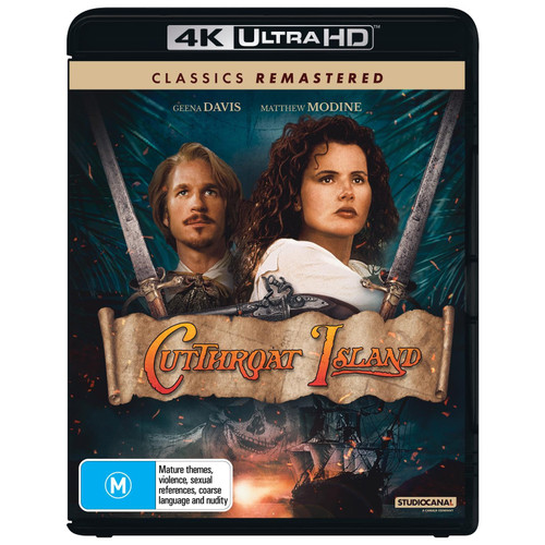 Cutthroat Island | Geena Davis, Matthew Modine | Region Free Cutthroat Island | Geena Davis, Matthew Modine | Region Free