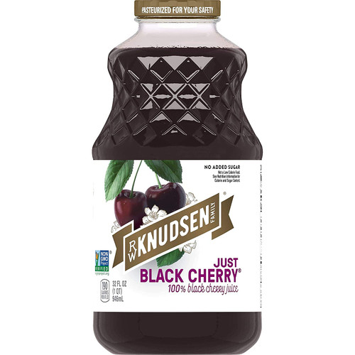 R.W. Knudsen Just Black Cherry Juice, 32 Ounces (Packaging May Vary) ( 2 BOTTLES ) R.W. Knudsen Just Black Cherry Juice, 32 Ounces (Packaging May Vary) ( 2 BOTTLES )