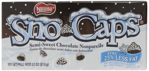 Nestle Sno-Caps Concession Box, 3.1-Ounce (Pack of 18)