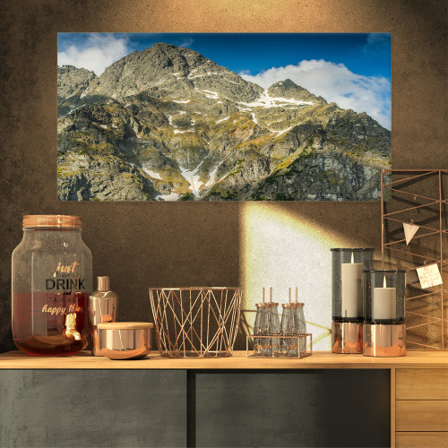 Design Art PT10970-32-16 Rocky Summit in Tatra Mountains-Contemporary Landscape Canvas Art-32X16, 32x16 Design Art PT10970-32-16 Rocky Summit in Tatra Mountains-Contemporary Landscape Canvas Art-32X16, 32x16