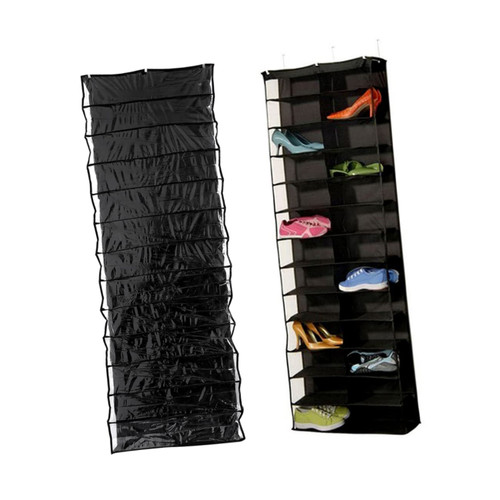 Zerodeko 2pcs 26 Shoe Organizer Over Door Clothes Over The Door Shoe Rack Bunny Bathroom Accessories Shoes Rack Hanging Shoe Holder Hanger Shoe Shelf Shoe Closet Shoebox Storage