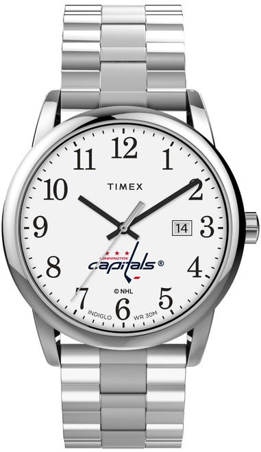 TIMEX Men's Easy Reader 38mm Watch - Washington Capitals with Expansion Band