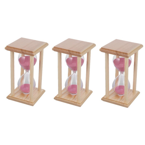 Abaodam 3pcs Hourglass Timer Tabletop Hourglass 15 Minutes Timer Clock Time Reminder Sand Time Clock 15 Minute Sand Timer Food Timer 15 Minute Hourglass Sand Eggs Office Desktop Gravel