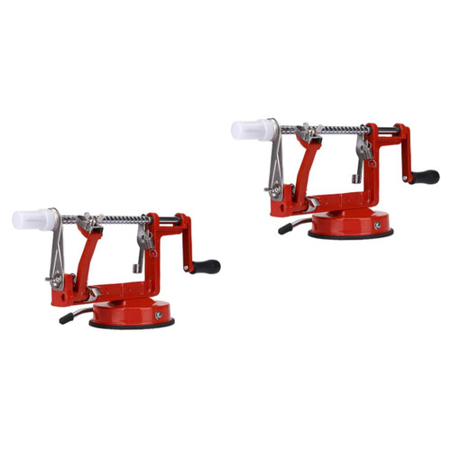 Zerodeko 2pcs Peeler Slicer Corer Fruit Peeler Machine Multifunction Peeler Machine Three in One Peeler Apple Peeler Enucleated