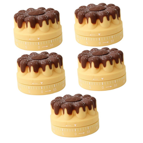 Zerodeko 5pcs Kitchen Timer 60 Mins Timer Food Timer Kids Baking Timer Sports Timer Cooking Timer Cartoon Timer Cookie Timer Kitchen Baking Timer Countdown Clock Child Plastic Manager Cute