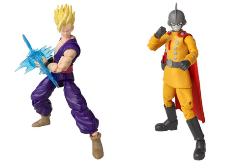 Dragon Ball Super - Dragon Stars - Super Saiyan Gohan vs Gamma 1 (Super Hero), 6.5" Battle Pack Action Figure Set Dragon Ball Super - Dragon Stars - Super Saiyan Gohan vs Gamma 1 (Super Hero), 6.5" Battle Pack Action Figure Set