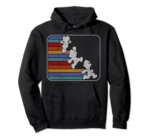 Nintendo Super Mario Retro Rainbow Run Graphic Hoodie Pullover Hoodie