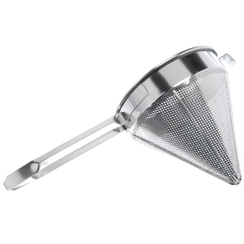 HUBERT China Cap Strainer Coarse Stainless Steel - 10"Dia