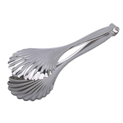 CukYi Stainless Steel Barbecue Tongs Kitchen Tongs Barbecue Clip Food/Cake/Sandwich/Bread/Steak/Salad/Ice Tong for Kitchen Cooking Tongs