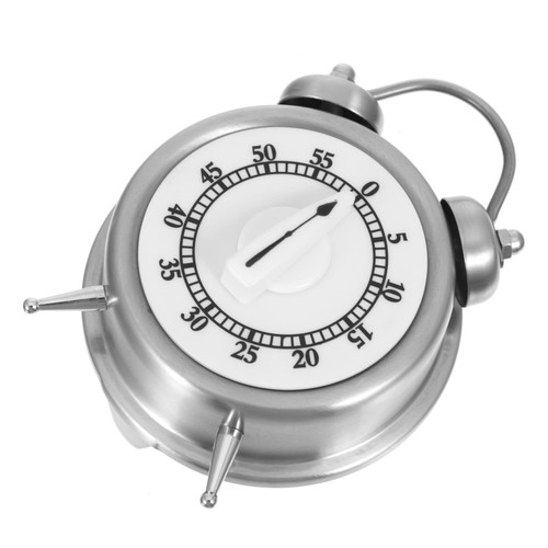 Zerodeko 3pcs 60 Alarm Clock Timer Cooking Clock Digital Clocks Loud Alarm Timer Egg Boiler Timer Loud Kitchen Timer Kids Timer Funny Cooking Timer Child Clockwork Portable Stainless Steel