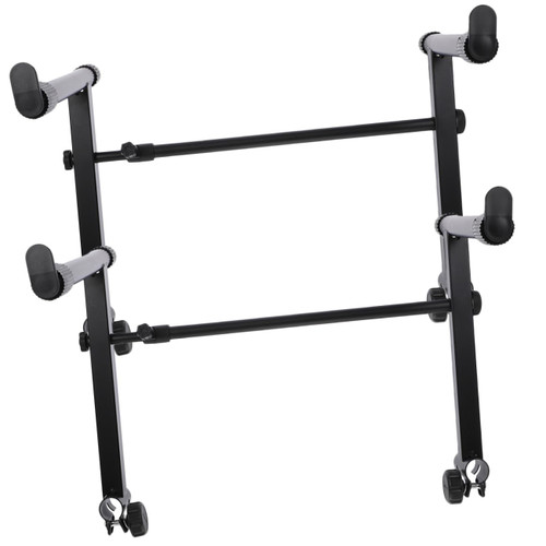 Abaodam 2 Sets piano stand Electronic Piano Rack universal keyboard stand electronic organ double layer metal Electronic Keyboard stand electric keyboard stand organ keyboard