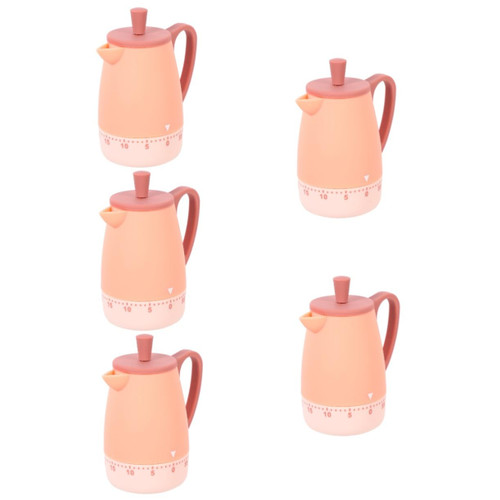 PRETYZOOM 5pcs Timer Reminder Kitchen Cooking Timer Rotating Stand Timer for Kids Adorable Kitchen Timer Kitchen Cooking Time Manager Portable Time Reminder Baking Bench Plastic Boiled Eggs