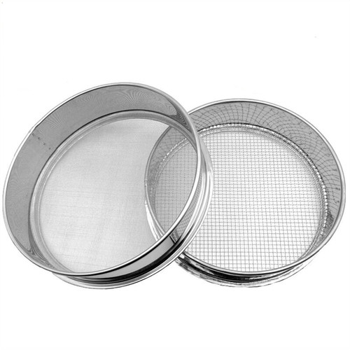 Mesh Strainers 1PCS 2-500M Round 304 Stainless Steel Lab Sieve Aperture Standard Sifters Shakers Kitchen Flour Powder Filter Screen Soil Strainer Food Strainer (Color : 180 Mesh 0.088mm, Size : 30cm