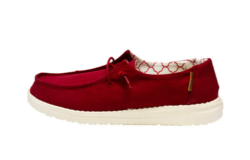 Hey Dude Girl's Wendy Youth Red Rose Size 13