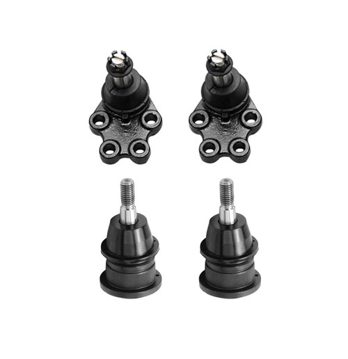 PartsW - 4 Pc Suspension Kit for Chevrolet Silverado & GMC Sierra 1500, Ball JointsUpper & Lower Ball Joints Suspension Kit