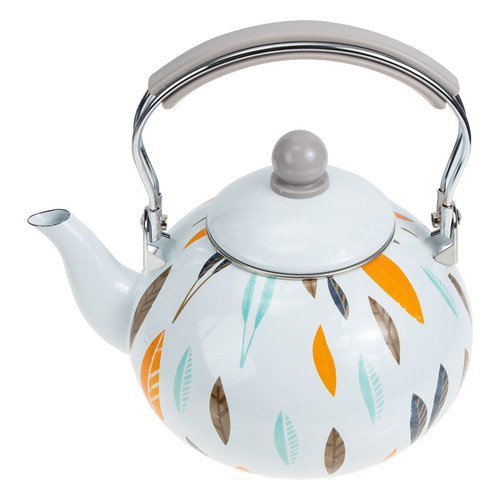 YARDWE Enamel Enamel Pot Teapot Warmer Flute Kettle Drip Coffee Kettle Hot Water Kettle Tea Storage Kettle Porcelain Tea Pot Turkish Kettle Enamel Tea Kettle - Camping Porcelain Teapot