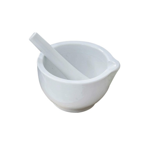 FURLOU Mortar and Pestle Set Porcelain Mortar and Pestle Set?Ceramic Herb Bowl Pesto Powder?Grinder for Spices? Seasonings? Pestos and Guacamole Grinder Spice Herb Grinder Grinding (Size : M)