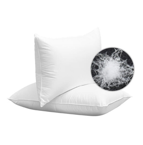 AOCDSY 2X Queen Down Pillow Luxury Goose Feather Alternative Bed Pillow for Home el 2 Packs