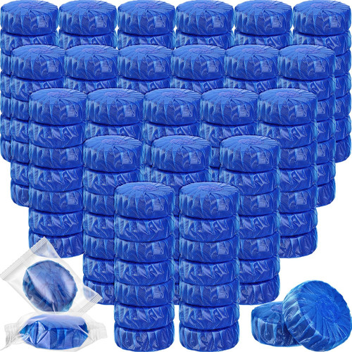 Qualirey 100 Pack Automatic Toilet Cleaner Tablets Toilet Bowl Tablets Long Lasting Bathroom Toilet Tank Tablets for Tank Toilet (Blue) Qualirey 100 Pack Automatic Toilet Cleaner Tablets Toilet Bowl Tablets Long Lasting Bathroom Toilet Tank Tablets for Tank Toilet (Blue)