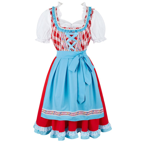 Meagilis Oktoberfest Costumes Women Bavarian Costume Dirndl Dresses Women Traditional German Outfits for Oktoberfest with Aprons Pink Size M Meagilis Oktoberfest Costumes Women Bavarian Costume Dirndl Dresses Women Traditional German Outfits for Oktoberfest with Aprons Pink Size M