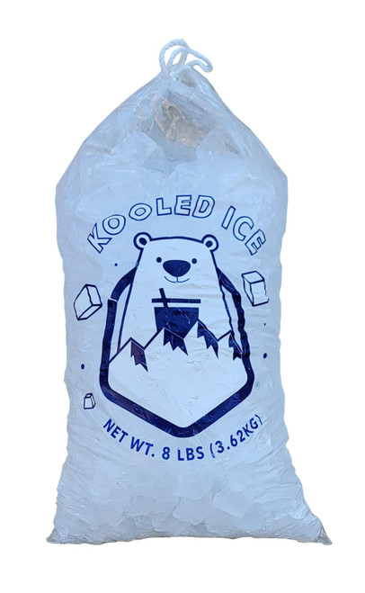 Ice Bags with Drawstring Heavy Duty Commercial Grade (8 lb Pack 500)
