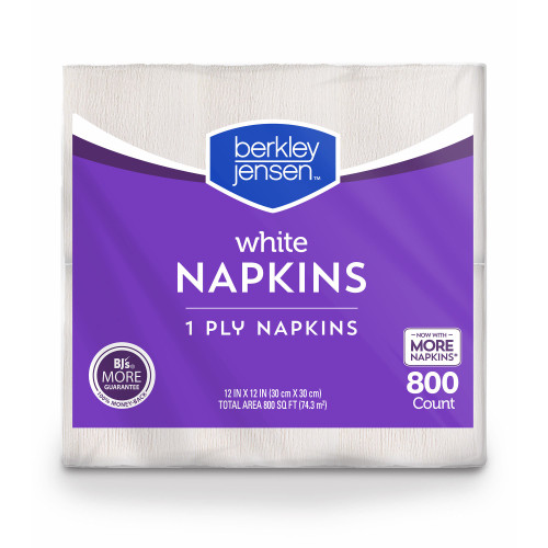 Berkley Jensen Lunch Napkins, 800 ct. (pack of 2)