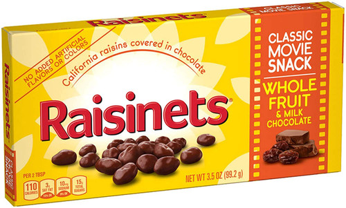 Nestle Raisinets Milk Chocolate On the Go Concession Box, 3.5-Ounce Boxes (Pack of 18) by Raisinets