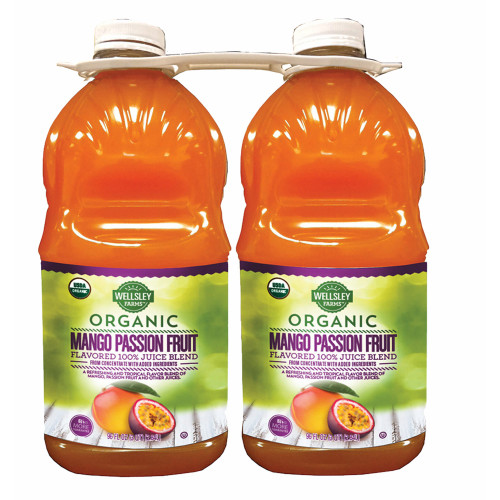 Wellsley Farms Organic Mango Passion Fruit Juice, 96 Fl. Oz., 2-Pk (pack of 2)