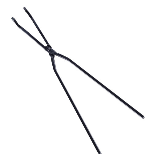 CYGG Flat Jaws Iron Tongs Blacksmith Tongs Engineer Blacksmith Blacksmith Tongs Tools Anvil Forge Hand Forged Blacksmith Tools Fire and High-Temperature Resistance,42.5cm