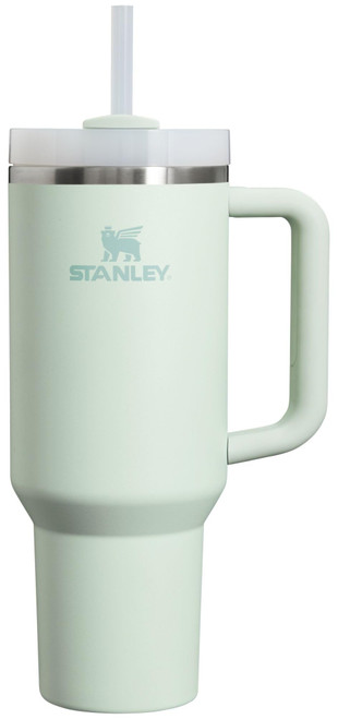 Stanley Quencher H2.0 FlowState Stainless Steel Vacuum Insulated Tumbler with Lid and Straw for Water, Iced Tea or Coffee, Smoothie and More, Mist, 40oz