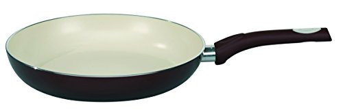 ELO Pure Aubergine Kitchen Induction Cookware Frying Pan with Thermoceramica Non-Stick Scratch Resistant Coating, 9.4-inch