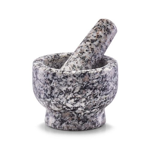 Zeller 24505 Mortar and Pestle Set, Granite, Grey, 9 x 9 x 6.5 cm 2 Units Zeller 24505 Mortar and Pestle Set, Granite, Grey, 9 x 9 x 6.5 cm 2 Units
