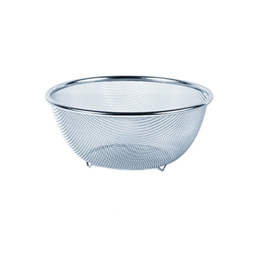 Pasta Strainer Basket Fruit Drainer Stainless Steel Drain Basket Fruit Strainer Kitchen Vegetable Washing Basket Fruit Basket Rice Washing Bowl Vegetable Washing Basket (Size : Large)