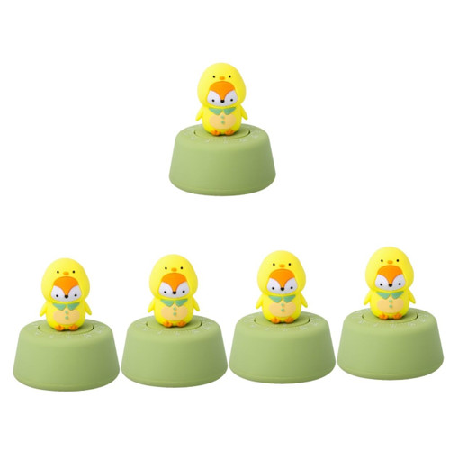 PRETYZOOM 5pcs Kitchen Timer Hair Sticks Timer for Kids Digital Clock Wind up Timer Egg Boiler Timer Kitchen Baking Timer Boiled Egg Timer Rotary Countdown Timers Timer Cute Manual