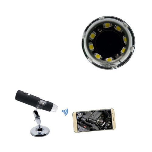 Hemobllo WiFi Microscope Portable Microscope Wireless Microscope Digital Magnifier Digital Microscope WiFi X Magnification Microscope