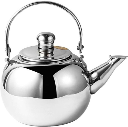 Tea Kettle Stovetop Whistling Tea Kettle Stainless Steel Whistling Kettle Small Kettle Teapot For Kitchen Gas Stove Induction Cooker Stove Top Kettle Tea Kettle for Stove Top (Color : Steel, Size : Tea Kettle Stovetop Whistling Tea Kettle Stainless Steel Whistling Kettle Small Kettle Teapot For Kitchen Gas Stove Induction Cooker Stove Top Kettle Tea Kettle for Stove Top (Color : Steel, Size :