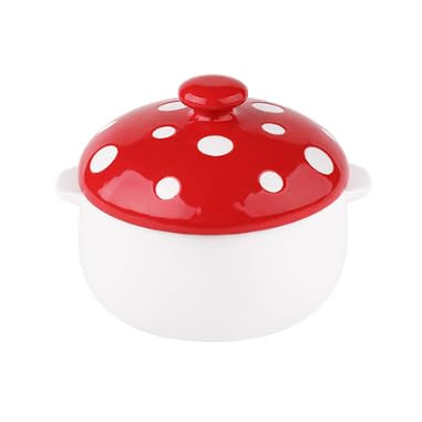 WouND Ceramics Steamed Egg Bowl Double-eared Stew Pot with Lid Food Bowl Soup Bowl Bird's Nest Cup Dessert Bowls