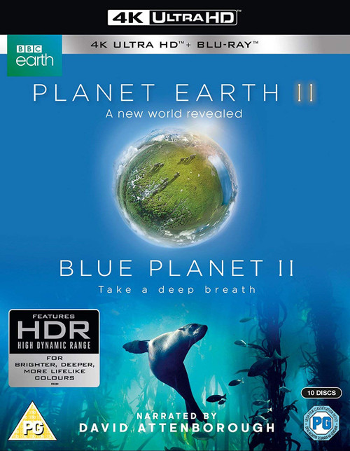 Planet Earth II & Blue Planet II Boxset [4K Blu-ray] [2017] [4K UHD]