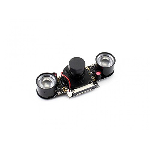 Waveshare Newest Raspberry Pi IR-Cut Camera Module Kit 5MP OV5647 Sensor Supports Night Vision Embedded IR-Cut Better Image in Both Day and Night for RPi Zero /3 Model B/2B/ B/B+/A