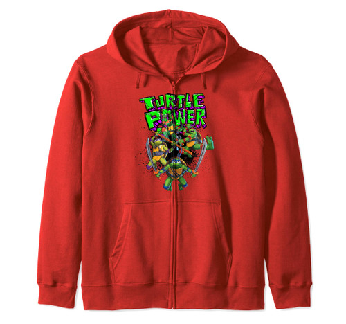 Teenage Mutant Ninja Turtles: Mutant Mayhem Retro Group Zip Hoodie