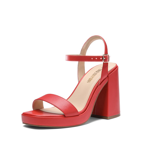DREAM PAIRS Red Heels for Women Block Chunky Platform High Heels Open Toe Fashion Wedding Party Evening Prom Dance Ankle Strap Dress Pump Sandals Shoes Size 7.5 SDHS2222W-NEW DREAM PAIRS Red Heels for Women Block Chunky Platform High Heels Open Toe Fashion Wedding Party Evening Prom Dance Ankle Strap Dress Pump Sandals Shoes Size 7.5 SDHS2222W-NEW