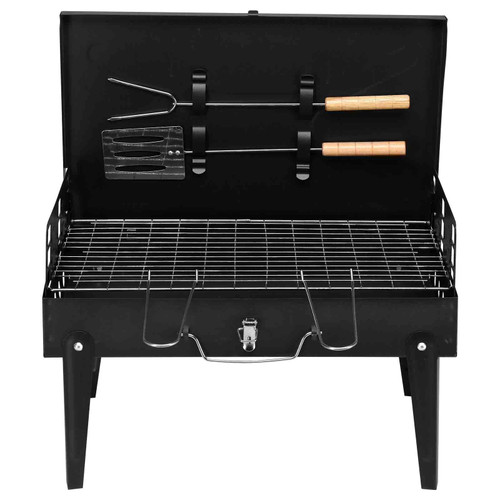 Folding Portable Lightweight Grill, Charcoal Grill, Barbecue Grill Small desk Tabletop Outdoor BBQ Grill for Beach Camping Picnics Garden Party 18.5''x17.32''x 10.63'' Folding Portable Lightweight Grill, Charcoal Grill, Barbecue Grill Small desk Tabletop Outdoor BBQ Grill for Beach Camping Picnics Garden Party 18.5''x17.32''x 10.63''