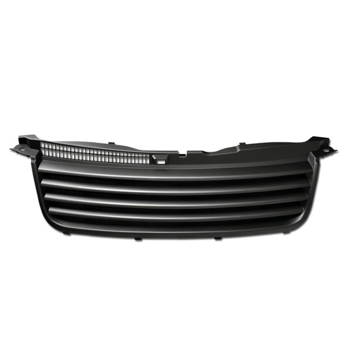 Matte Black Horizontal Front Hood Bumper Grill Grille Guard ABS Compatible With 01-05 VW Passat B5.5