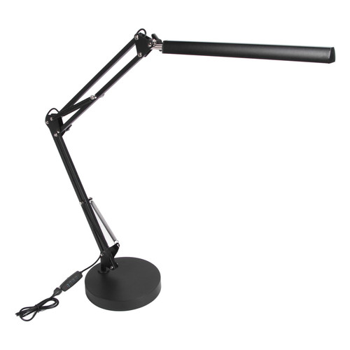 Focket LED Desk Lamp, 12W Adjustable Swing Arm Desk Lamp with Base, 3 Color Modes & 10 Brightness, Eye Caring Table Lamp Flexible Architect Desk Lamp for Home Office, Reading, Work,
