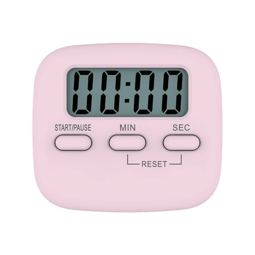 VERDDE Timers, Kitchen Timer Cooking Digital Timer Powerful Cooking Baking Countdown Timer (Color : Pink)