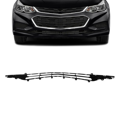 UnayKolb Front Bumper Grille Lower Grill Black For 2016 2017 2018 Chevrolet Chevy Cruze GM1036191