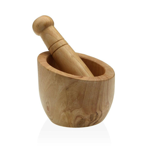 Versa Bamboo Wood Mortar 14.5 cm