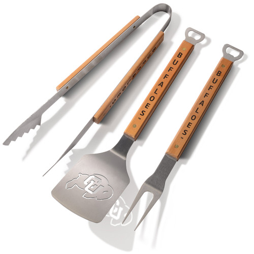 YouTheFan NCAA Colorado Buffaloes Classic Series 3-Piece BBQ Set